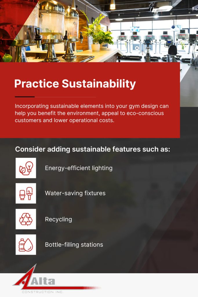 Practice sustainability at your gym